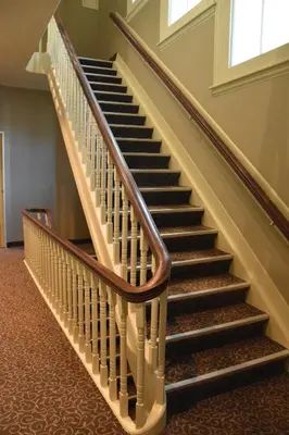 a set of stairs in a building at OZO Hotels Armada Amsterdam in Amsterdam