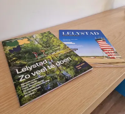 a book sitting on top of a table at Studio Flevo Batavia in Lelystad