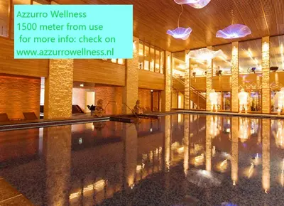 a large swimming pool in a building with a pool at Noordwijk BB228 in Noordwijk