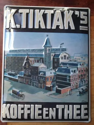 a sign for a kittatown kenticter at Amadeus Hotel in Haarlem