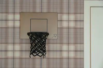 a basketball hoop hanging on a wall at Max Brown Hotel Canal District, part of Sircle Collection in Amsterdam