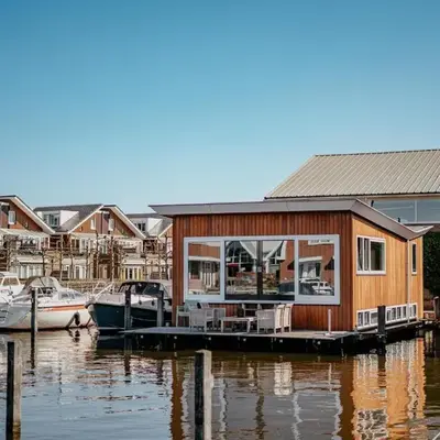 Houseboat in Netherlands with Private Dock