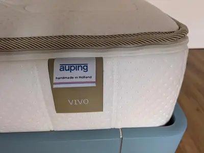 a close up of a mattress in a box at Zandkasteel Zandvoort in Zandvoort