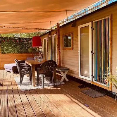 Beautiful tinyhouse sea dune and camping bakkum