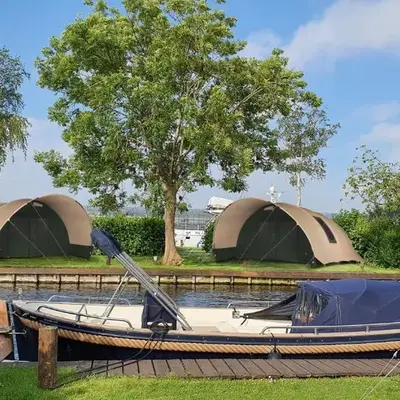 Glamping at the water