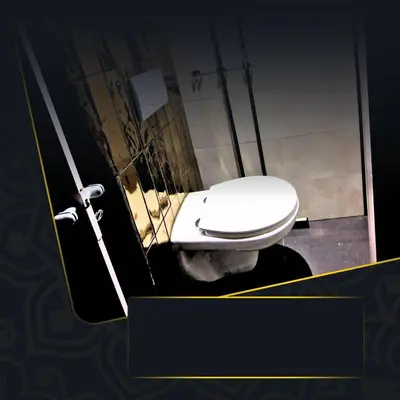 a bathroom with a white toilet in a stall at Tiny room with wellness in Nieuwegein