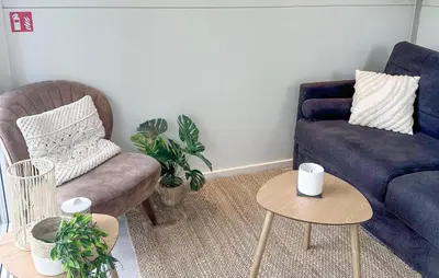 a living room with a couch and a chair at Jack Sparrow in Almere