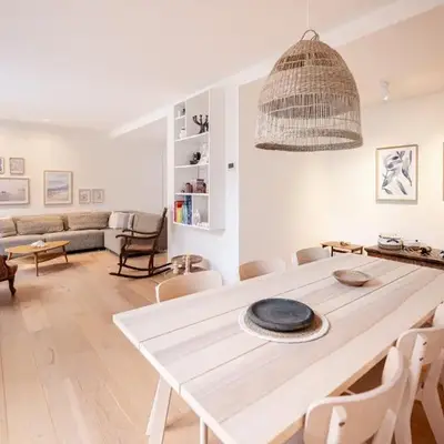 Beautiful Beach Holiday Home with Sauna and Garden