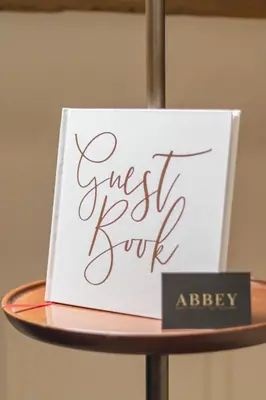 a book sitting on top of a shelf at Abbey Abcoude in Abcoude