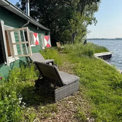 The Historical Trick Hut in the middle of the Lake