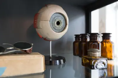 a security camera sitting on top of a table at Eye Hotel in Utrecht