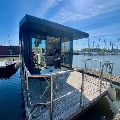 Gezellige houseboat Eclipse Monnickendam nabij Amsterdam