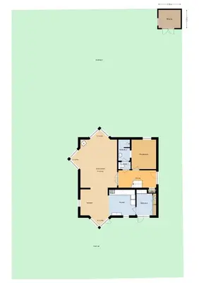 a floor plan of a house at Villa NovaTerra - Zeewolde in Zeewolde