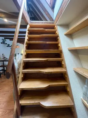 a stairwell in a house with a ceiling at Sandy soul escape in Zandvoort
