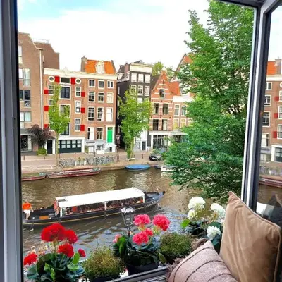 Canal House with a Unique View