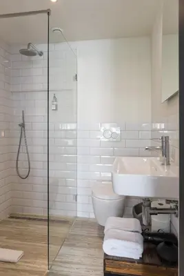 a bathroom with a sink and a toilet at Herenstraat Residence in Amsterdam