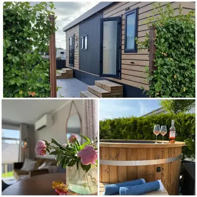 TETchalet met wellness tuin