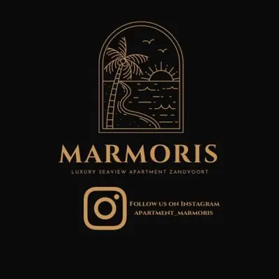 a logo for a marmorats luxury jewellery amateur embassy employer at Apartment Marmoris in Zandvoort