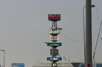a pole with street signs on top of it at Amsterdam Roof Terrace B&B in Amsterdam