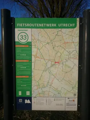a map of the fight for the district at Guest House Ons Hoekje in Houten