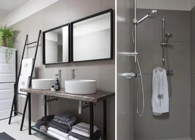 a bathroom with a sink and a mirror at Stylish * Sunny * Cosy House in Heemstede