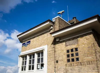 a brick building with a window on top of it at SWEETS - Beltbrug in Amsterdam