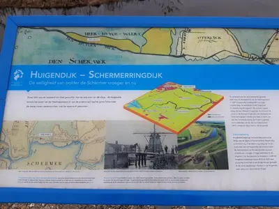 a map of the huerkrauthamudgegangchinatownatown at Gastenverblijf appartement tussen Alkmaar en Hoorn in Oterleek