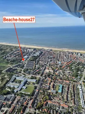 an aerial view of a beach house at Beach-house27 in Egmond aan Zee