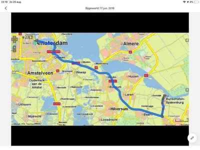 a map of a city with aearchacersomalyomalyomalyomalyomalyomalyomaly at Design BB Bed&Bike holiday cottage Tiny Home in Spakenburg in Spakenburg