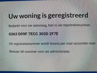 a sign that says wwarning isgpared with a text box at Apartment Amsterdam New West - Free parking in Amsterdam