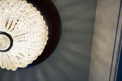 a close up of a chandelier at Logement Petit Beijers in Utrecht