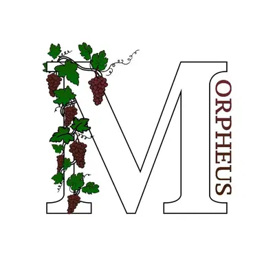 a letter n with a bunch of grapes on a plant at Morpheus in Amsterdam