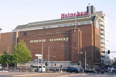 a red brick building with a harlem snowagency sign on it at The Little Townhouse in Amsterdam