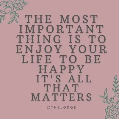 the most important thing is to enjoy your life to be happy it is all that at @TheLodge in Haarzuilens