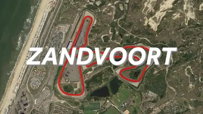 an aerial view of a road with the word zamboot at Cottage 44 - Free parking! in Zandvoort