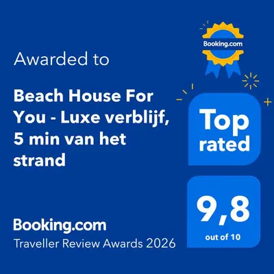 a screenshot of a text message with a top raffle rate at Beach House For You - Luxe verblijf, 5 min van het strand in Katwijk aan Zee