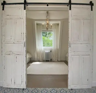an open door in a room with a window at Bed and Breakfast Amsterdam in Amsterdam