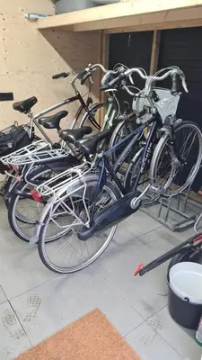 a group of bikes parked next to each other at Country house between Egmond aan Zee & Amsterdam in Castricum