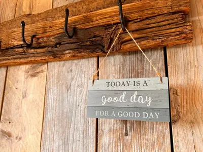 a sign that says today is a good day for a good day at Logement Bilderdam in Leimuiden