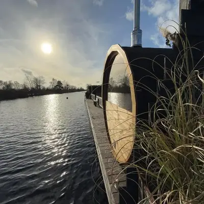 NEW - Private Residence with Sauna - on a lake near Amsterdam