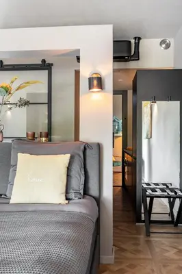 a living room with a couch and a table at ShortStay Gouda in Gouda