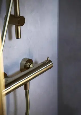 a close up of a metal handle on a door at Houseboat-Amsterdam-Classic in Amsterdam