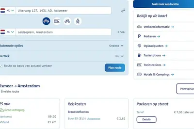 a screenshot of a cell phone website with a patient appointment at Quiet Waterloft near Amsterdam and Schiphol WS11 in Aalsmeer