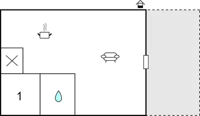 a schematic diagram of the reaction of water and a drop at Stunning House In Spakenburg in Spakenburg