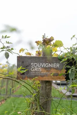 a sign for a garden with plants on it at Life Contains Beautiful Things in Almere